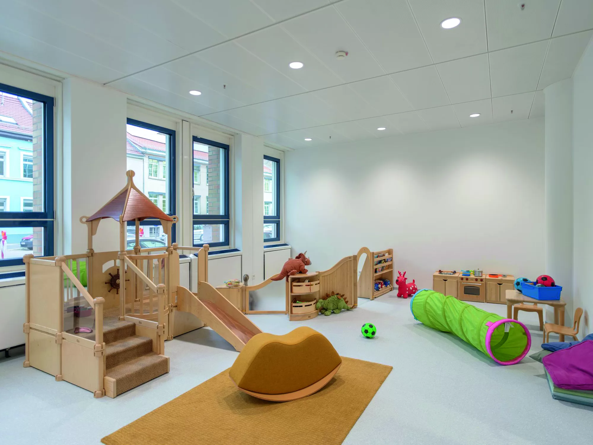 Unsere Kindertagesstätte ENERGIEbündel bietet viel Platz zum Spielen und Wohlfühlen.