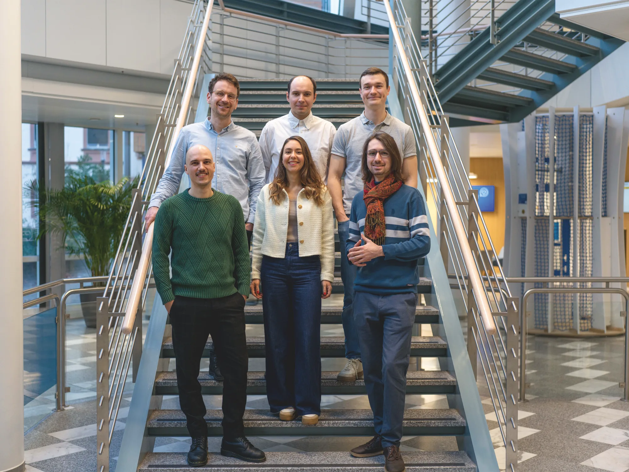 Das F³-Team mit seiner Gruppenleiterin (Mitte vorn) Anfang Februar 2026.